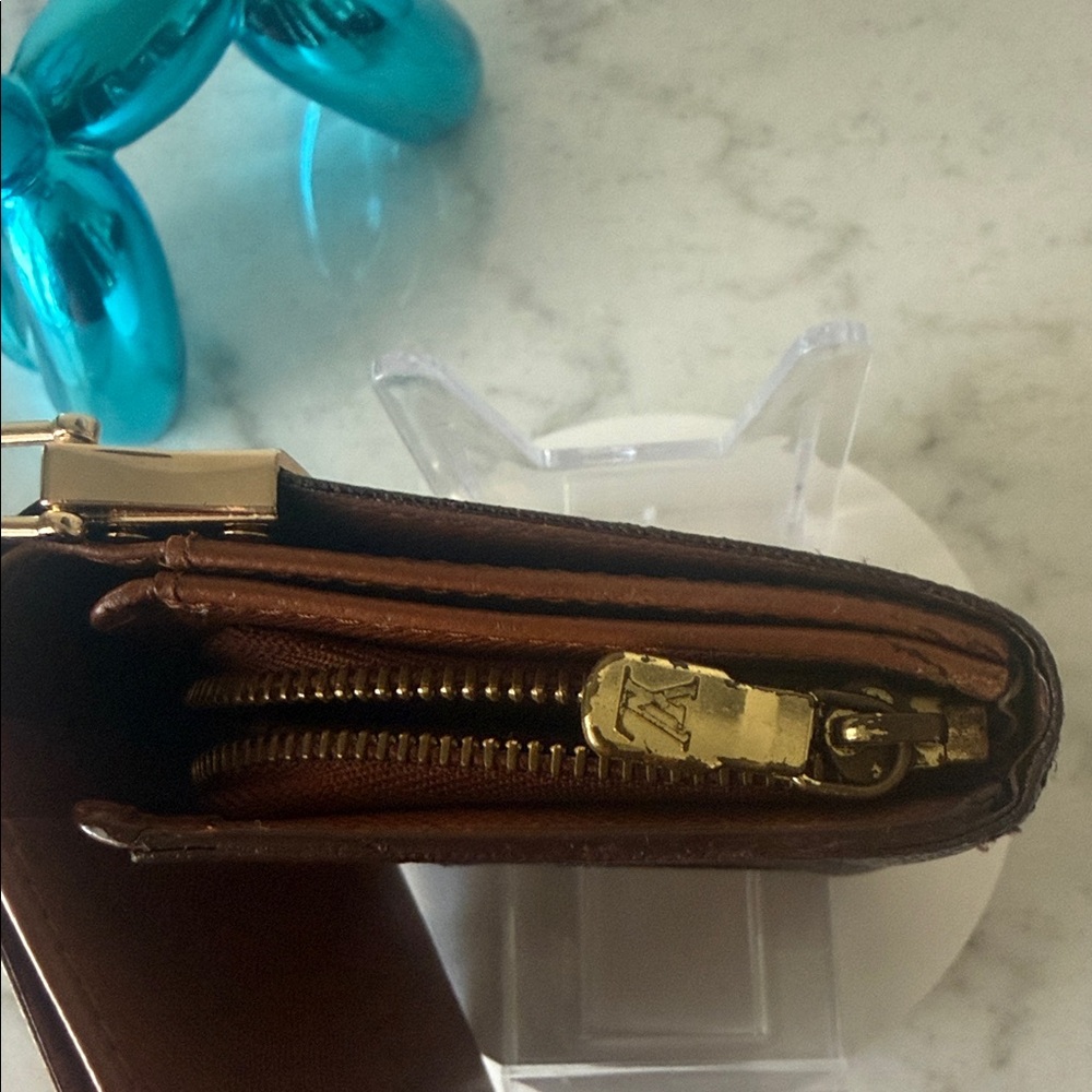 Louis Vuitton Monogram Porte Monnaie Billets Tresor Wallet Crossbody Conversion✨ - Picture 5 of 10
